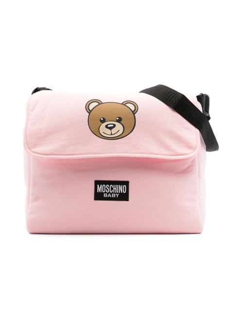 Borsa fasciatoio rosa MOSCHINO BABY | MUX053LCA4050209